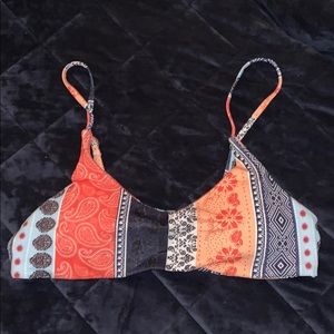 Tribal Adjustable Strap Bikini Top